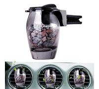 ventilación para ambientador coche - Difusor aceite esencial ventilación recargable | Difusor fragancia zeolita para coche, oficina, cafetería, baño, bar Samuliy
