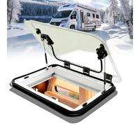 Ventilación para autocaravanas y caravanas, techo solar para autocaravanas, kit de ventilación para claraboya grande con luces LED, trampilla universal para autocarav(960*650mm(37.8*25.6in))