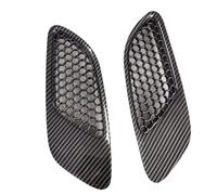 ventilación para capó Cubierta Decorativa Para Rejilla Ventilación Del Capó Del Coche Accesorios Compatible Con Hyundai Para Creta Para Prado 120 150(Carbon)