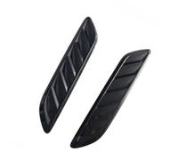 ventilación para capó Rejilla De Ventilación Para Capó De Coche Cubierta Decorativa, Compatible Con Ford Para Focus MK2(Black)