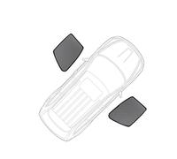 Ventilación Para Hyundai Para I30 2017-2022, Parasol Para Coche, Marco Para Parabrisas Delantero, Cortina, Ventana Lateral Trasera, Visera Parasol Climatización(2PCS Front)