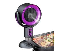 Ventilación portátil con capucha - ventilador de cocina, extractor de escritorio | de escape retráctil del purificador de aire con desraqueamiento de iones negativos para la hebilla de RV