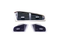 Ventilación Regulable Para Citroen DS4 C4L Salida Aire Del Panel Instrumentos Conjunto Paletas Ventilador Aspas Izquierda Y Derecha Ventana De Aire Auto(Three piece set)