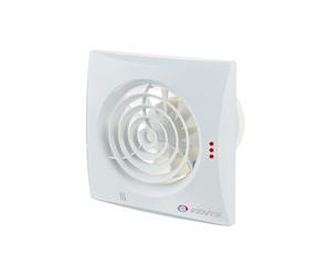 Ventilación VEN-100-QUIET ventilador extractor de bajo nivel de ruido de nergética para baño o cocina estándar para conductos de 100 mm, color blanco