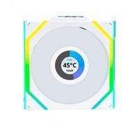 Lian Li Uni Fan SL LCD ARGB 120mm Wireless Blanco