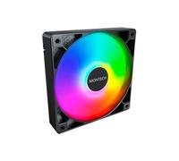 VENTILADOR 120X120 MONTECH GF120 PWM BLACK PACK 3 + HUB