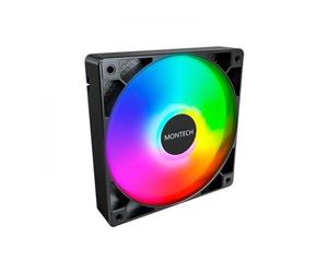 VENTILADOR 120X120 MONTECH GF120 PWM BLACK PACK 3 + HUB