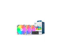 VENTILADOR 120X120 MONTECH GF120 PWM WHITE PACK 3 + HUB