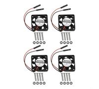 Ventilador 3007 de 5 V para Raspberry Pi 4, 3 B+, 3 B, 2, B + y Pi para cero, funciona silenciosamente con 30000 horas de vida útil y conector de separación (4 piezas)