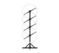 Ventilador 3D de 45 cm con Soporte for proyector holográfico, luz LED for Publicidad, lámpara holográfica for Vacaciones, Soporte de Empalme, 3/4 Unidades para Empresas(4pcs Set)