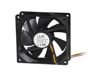 Ventilador 92 x 92 x 25 12 V conector 3 cables con tornillos incluidos