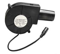 Ventilador 9733 DC12V 2 7A para estufa de barbacoa de leña, ventilador de presión media con rodamientos de bolas dobles y para diseño de ventilador turbo