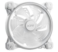 Ventilador ADATA XPG Hurricane 120 ARGB PWM 12cm Blanco, doble anillo, 2000 RPM, silencioso