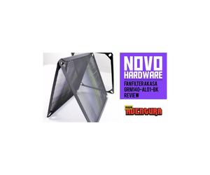 Ventilador - Akasa - GRM120-AL01-BK - Negro - Aluminio - Conector de 4 pines