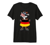 Ventilador alemán de la Vaca Camiseta Premium