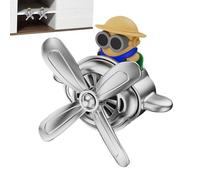 Ventilador ambientador para coche, ambientador de helicóptero - Lindo ventilador con salida de aire para adorno piloto,Ambientadores de coche, purificador de aire para coche, giratorio para perfume de