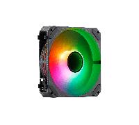 Abysm Gaming Arclight 2.0 ARGB Kit 3 en 1 Black - Pack de 3 Ventiladores 120mm con Iluminación ARGB, Conexión en Serie (Clic&Go), PWM, 1500 RPM - Negro