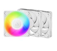 Ventilador Arctic P12 PRO PWM PST ARGB 120mm (Pack 3) - Blanco