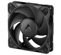 ARCTIC P12 Pro PST CO - Potente Ventilador de Caja PC Premium, Funcionamiento Continuo, Case Fan PWM 120mm, Divisor Cable en Y, 600-3000 rpm, 0 rpm <5% PWM, Doble Rodamiento de Bolas, 4 Pines - Negro
