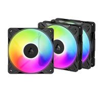 Arctic P12 Pro Reverse ARGB 120mm Triple Pack Negro