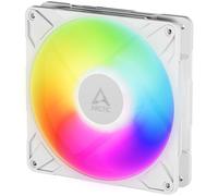 ARCTIC P14 Pro A-RGB - Potente Ventilador de Caja PC Premium, Case Fan PWM 140 mm, Divisor de Cable en Y, 400-2500 rpm, 0 rpm <5% PWM, RGB digital 5V, Rodamiento fluidodinámico, 4 Pines - Blanco
