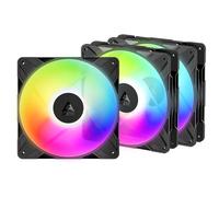 Ventilador Arctic P14 PRO Reverse PWM A-RGB 140mm (Pack 3) - Negro