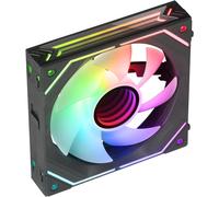 Mars Gaming MF-LINKFINITY PWM ARGB 120mm Ventilador Suplementario Negro