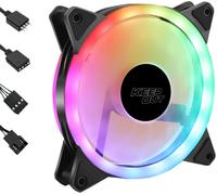 Ventilador ARGB XFC-120SR de 120 mm (negro) - KEEP OUT