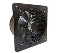 Ventilador axial de 250 mm Extractor de Aire Ventiladores Axial, 1850 m³/h, ventilador de metal industrial, para cocina y baño, para techo y pared, tablero 300x300 mm, 100 W