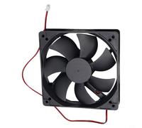 Ventilador axial de doble rodamiento de bolas 12025 sin escobillas para refrigeración de carcasa de computadora y escape de ventilación HVAC, funcionamiento de alta velocidad, 3000 rpm, rendimiento