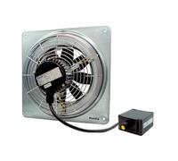 Ventilador axial de pared DZQ 25/4 B Ex t, placa mural, trifásico, antipolvo explosivo, 950 m³/h de Maico - 0083.0202