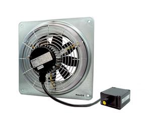 Ventilador axial de pared DZQ 35/6 B Ex t con placa mural, trifásico, a prueba de explosión de polvo, 1750 m³/h de Maico - 0083.0207