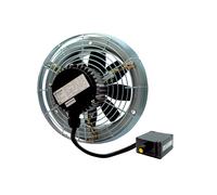 Ventilador axial de pared DZS 30/6 B Ex t, anillo de acero, trifásico, antideflagrante para polvo, 1100m3/h de Maico - 0094.0205