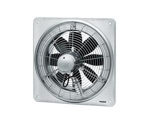 Ventilador axial de pared EZQ 45/6 B, placa de pared cuadrada, corriente alterna, DN450 de Maico - 0083.0100