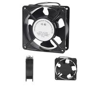 Ventilador Axial Silencioso para Chimenea Insertable Casete 120x120x38mm Chimenea Alta Temperatura Ventilador Axial Chimenea Estufa Ventiladores con Potentes Cuchillas Metálicas
