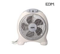 Ventilador box fan blanco/gris potencia: 45w aspas: ø30,5cm 38,5x13x4