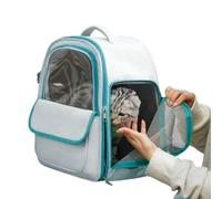 Ventilador Bubble Cat Backpack Carrier, Cómodo y ligero para perros pequeños y gatos. Diseño espacioso para viajes, hiking, y caminata, proporcionando un viaje cómodo y seguro.