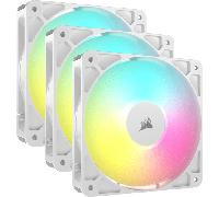 ventilador caja corsair rs argb series 120 white 120mm argb fan triple pack co-9050185-ww