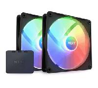 VENTILADOR CAJA NZXT F140 RGB CORE NEGRO X2 PACK RF-C14DF-B1 RF-C14DF-B1