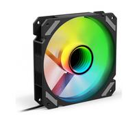 VENTILADOR CAJA SHARKOON MIRROR PWM RGB REVERSE NEGRO