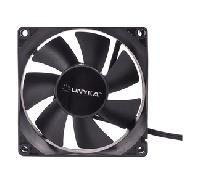 UNYKAch Ventilador de Ordenador 80 mm, 51786, Negro Básico PC, 2000 RPM, 3 Pines, 7 Aspas, Silencioso