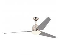 Ventilador CasaFan Eco Aviatos BN-SL techo motor DC luz mando 3 aspas