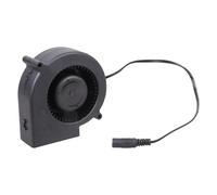 Ventilador centrífugo de 12 V 5500 RPM 97 x 33 mm para refrigeración y ventilación de parrilla con rodamientos gemelos, sistemas de refrigeración resistentes, ventilador de carcasa de metal