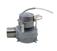 Ventilador centrifugo industrial 230v aire motor radial extractor caldera estufa pellets conducto aire (Derecha OD50mm velocidad única)