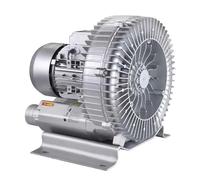 Ventilador centrífugo Soplador de vórtice industrial de 200 W, bomba de aire de alta presión Bomba de vacío centrífuga Ventilador de succión de vórtice Acuicultura Aireador de estanque de peces(120W)