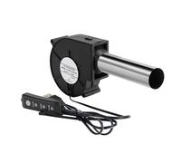 Ventilador centrífugo turboalimentado para parrillas de barbacoa con control de flujos de aire ajustable, herramienta de mejora de la llama de la parrilla de carbón para exteriores