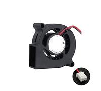 Ventilador centrífugo Ventilador Turbo de refrigeración, adaptador de soplador de aire, enfriador Turbo Radial, piezas de impresora 3D 5020 5V 12V 24V Secado de superficies más rápido(12V XH2.54 2PIN)