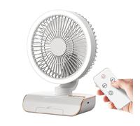 Ventilador circulador de aire, Ventilatore Da Tavolo Regolabile Con Telecomando, Swing Sinistra e Destra, Must-Have Per Estate Calda, Camera Da, Bedside y Comfort Quotidiano