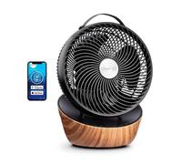 Ventilador Clean Air Optima CA-403 Smart Oscilacion 3D Control App Madera