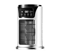 Ventilador Climatizador Climatizador Portátil con Enfriamiento Evaporativo | Funcionamiento Silencioso con Temporizador, Refrescante para Dormitorio, Coche y Exteriores, Depósito de Agua 300ml